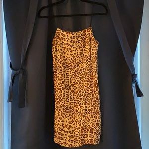 Leopard mini dress